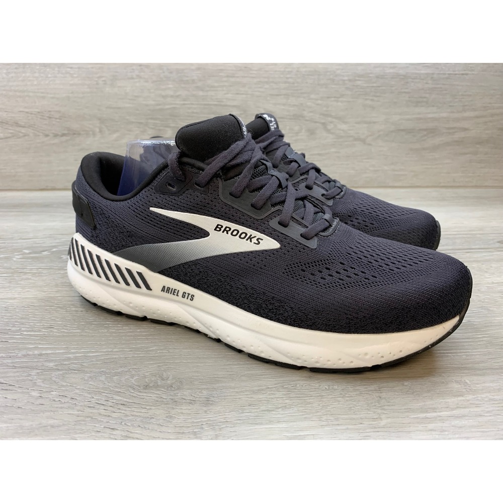 Brooks Ariel GTS 24 Black White Athletic Comfort Running Shoes Women's 11 M